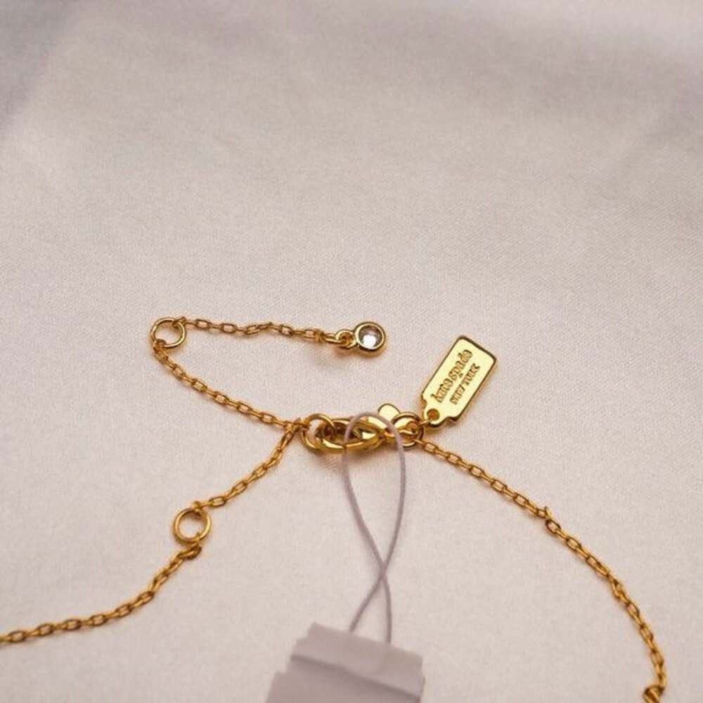 Kate Spade Gold Red Multi Little Ladybug Mini Pendant Necklace NEW - Picture 4 of 9